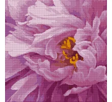 Алмазна мозаїка Рожева півонія artalekhina SANTI 40*40см на підрамнику (954704)