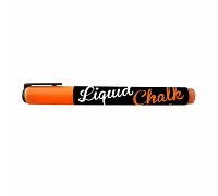Меловый маркер неоновый оранжевый 5 мм SANTI (390786)