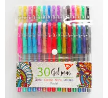 Набор цветных гелевых ручек для рисования 30 штук YES (420435)