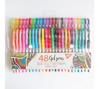 Набір кольорових гелевих ручок для малювання 48 штук YES (420436)