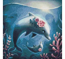 Алмазна мозаїка Морська прогулянка Elena Schweitzer 40х40 Ідейка (AMO7571)