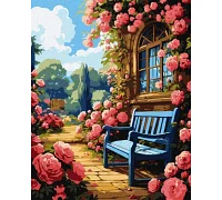 Картина за номерами Квітковий сад art_selena_ua 40х50 Ідейка (KHO6335)