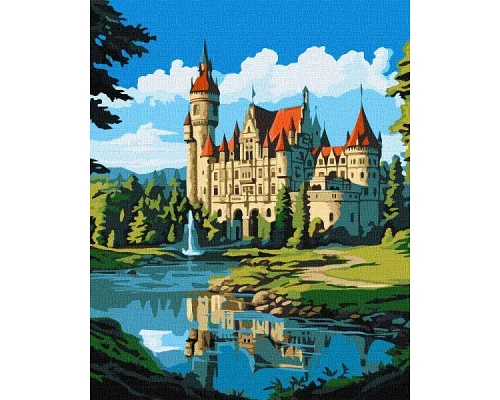 Картина за номерами Чарівний замок art_selena_ua 40х50 Ідейка (KHO6334)