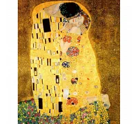 Алмазна мозаїка Густав Клімт Поцілунок без підрамника розміром 40х50 см Strateg (GC73118)