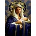 Алмазна мозаїка Марія з маленьким Ісусом без підрамника розміром 50х65 см Strateg (SGK86068)
