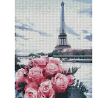 Алмазна мозаїка Троянди у Парижі розміром 30х40 см Strateg HX424