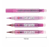 Набір маркерів акварельних Glitter Brush відтінки рожевого 3 шт/уп. Santi (390773)