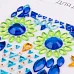 Аплікація зі страз самоклеючих Owl 9 5х8 см Santi (742989)