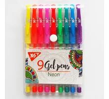 Набір гелевих ручок Neon 9 штук YES (420432)