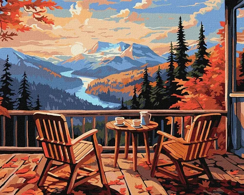 Картина по номерам Завтрак в горах art_selena_ua 40x50 (KHO2898)