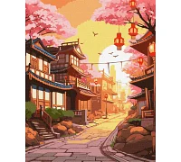 Картина по номерам Японская улочка art_selena_ua 40x50 (KHO3645)