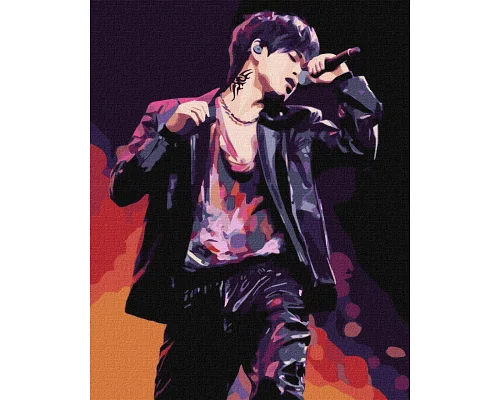 Картина по номерам Сольный концерт K-pop 40x50 Идейка (KHO8375)