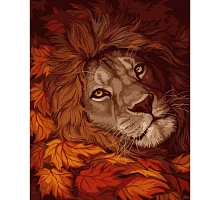 Картина за номерами Осінній лев розміром 40х50 см Strateg (DY201)