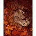 Картина за номерами ПРЕМІУМ Осінній лев розміром 40х50 см Strateg (DY201)
