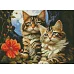 Алмазна мозаїка Чарівні котики art_selena_ua 30х40 Ідейка (AMO7853)
