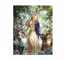 Алмазна мозаїка Strateg Лісова цариця 40х50 см Strateg FA40057