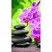 Картина за номерами Орхідеї та чорне каміння 50х25 см Strateg (WW169)