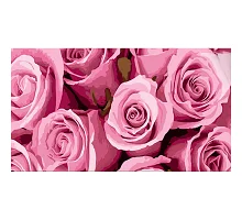 Картина за номерами Рожеві троянди 50х25 см Strateg (WW197)