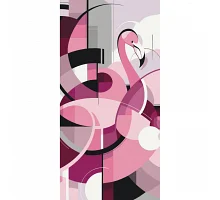 Картина за номерами Розовый фламинго 40х80 см АРТ-КРАФТ (13063-AC)