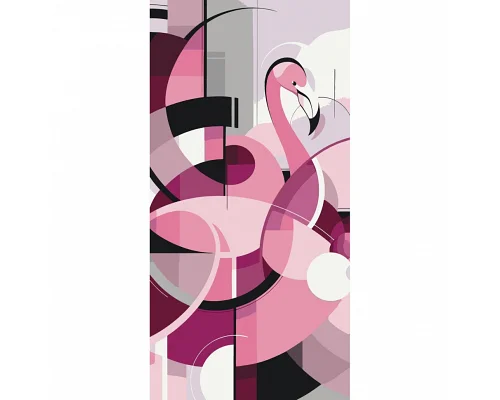 Картина за номерами Розовый фламинго 40х80 см АРТ-КРАФТ (13063-AC)