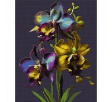 Алмазна мозаїка Орхидеи 40*50см на підрамнику SANTI (954786)