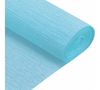 Бумага гофрированная голубой 230% рулон 50*200см SANTI (708088)