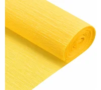 Бумага гофрированная желтый 230% рулон 50*200см SANTI (708094)