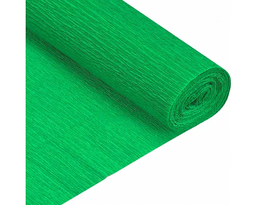 Бумага гофрированная зелёный 230% рулон 50*200см SANTI (708091)