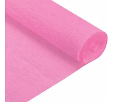 Бумага гофрированная розовый 230% рулон 50*200см SANTI (708083)