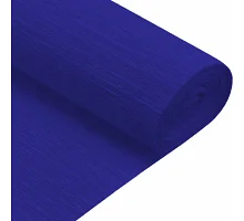 Бумага гофрированная темно синий 230% рулон 50*200см SANTI (708090)