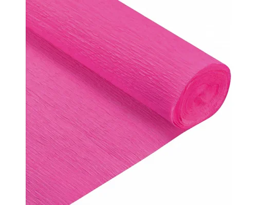 Папір гофрований яскраво-рожевий 230% рулон 50*200см SANTI (708084)