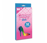 Олівці кольорові 12 кольорові Barbie YES (290719)