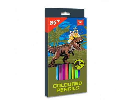 Карандаши цветные 12 цветов Jurassic World YES (290722)
