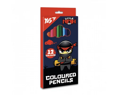 Олівці кольорові 12 кольорові Ninja YES (290716)