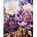 Картина за номерами Квітковий калейдоскоп з фарбами металік extra victoria_art___ Ідейка (KHO3266)