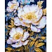 Картина за номерами Елегантні квіти з фарбами металік extra victoria_art___ Ідейка (KHO3259)