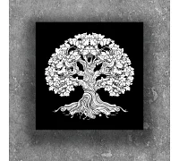 Проективная картина Дерево перемен + аудио от Дмитрия Карпачова 40х40 см (AH10088)