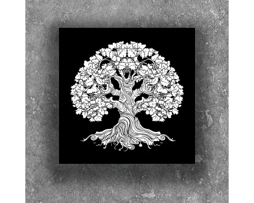 Проективная картина Дерево перемен + аудио от Дмитрия Карпачова 40х40 см (AH10088)