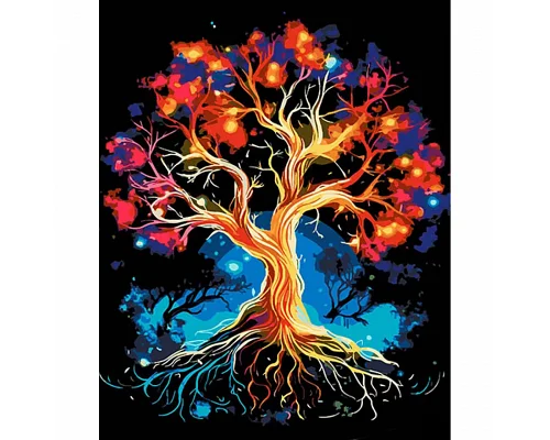 Проективна картина Дерево змін + аудіо від Дмитра Карпачова 40х50 см (AH1085)