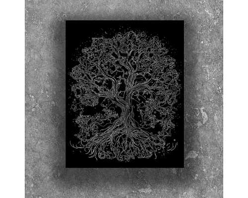 Проективная картина Дерево перемен + аудио от Дмитрия Карпачова 40х50 см (AH1085)