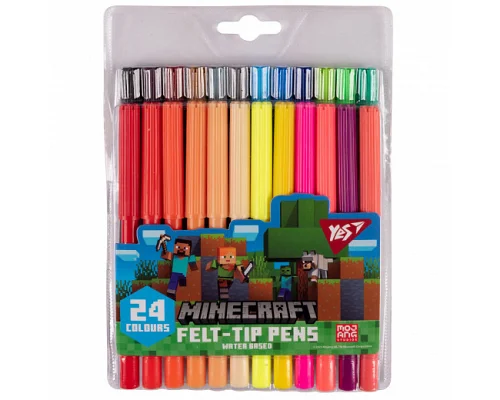 Фломастеры Yes 24 цвета Minecraft (650554)