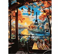 Картина по номерам SANTI Фантазийный Париж 40х50 (954793)