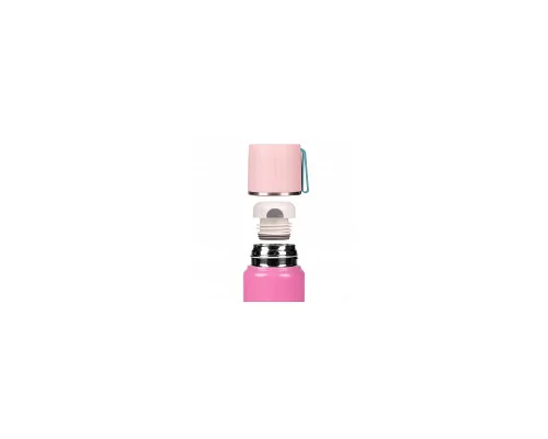 Термос Yes Fusion с чашкой 420 мл розовый (708208)