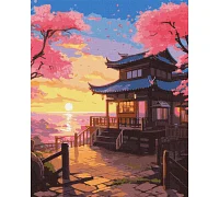 Картина за номерами Мечтательный закат в Японии Ідейка (KHO6340)