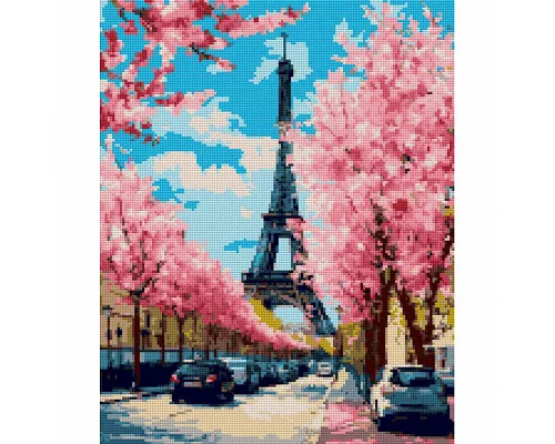 Алмазная мозаика SANTI Париж весной 40*50 (954818)