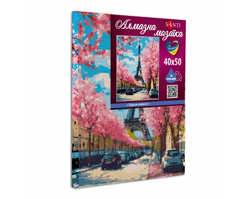 Алмазная мозаика SANTI Париж весной 40*50 (954818)
