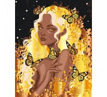 Картина по номерам  Золотая фея с красками металлик 40*х50 см АРТ-Крафт (10112-AC)