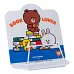 Підставка для книг фігурна Yes Line Friends метал (470514)