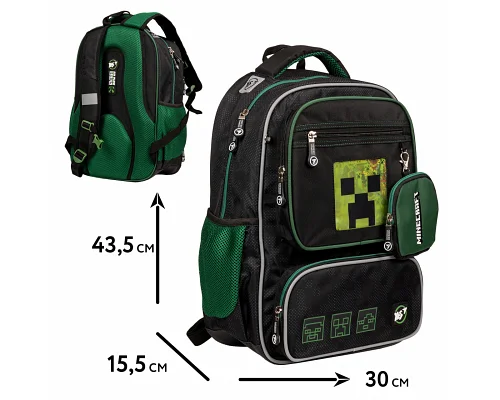 Рюкзак шкільний ортопедичний Yes Minecraft TS-46 (559759)