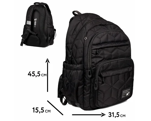 Рюкзак підлітковий Yes Black TS-47 (559763)